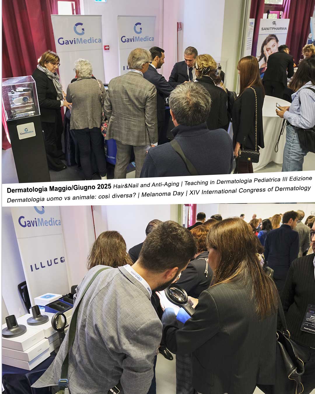 GaviMedica ai principali congressi di dermatologia Maggio/Giugno 2025: focus su dermatoscopi Illuco IDS-1100, Heine Delta 30 PRO e CryoPro