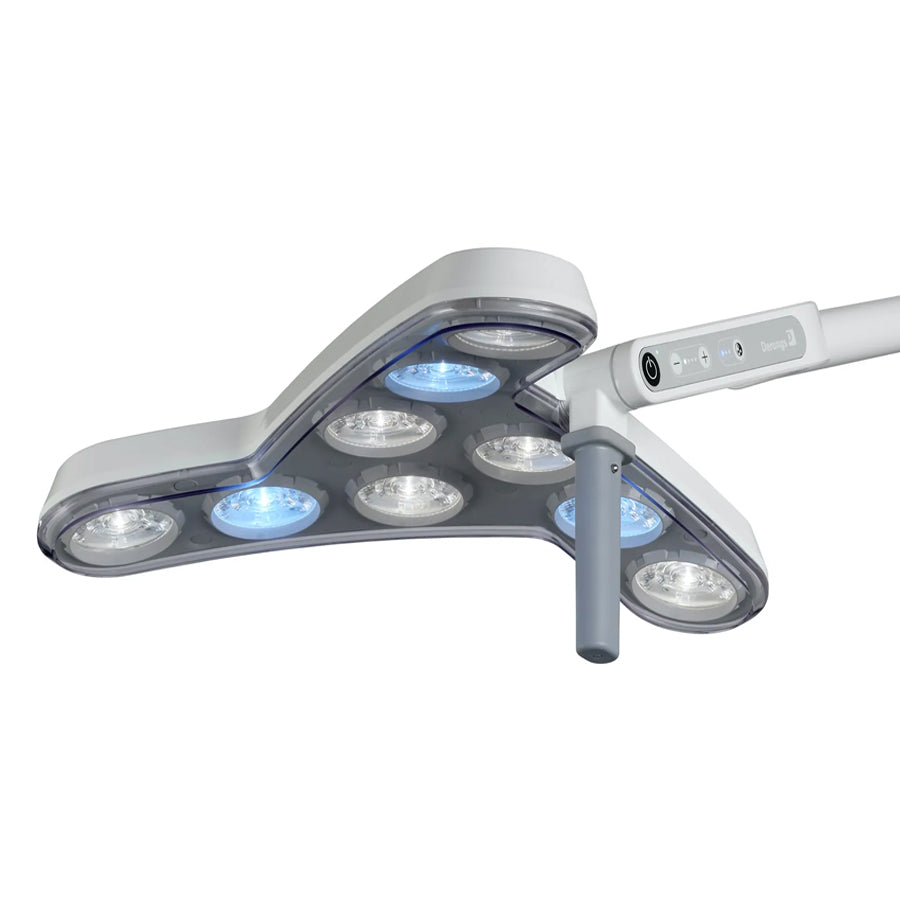 Lampada TRIANGO 100 con luce LED - Soffitto/parete o Stativo con ruote