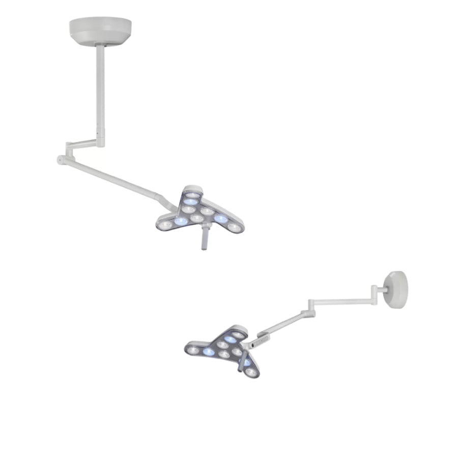 TRIANGO 100 con luce LED - Soffitto/parete o Stativo con ruote